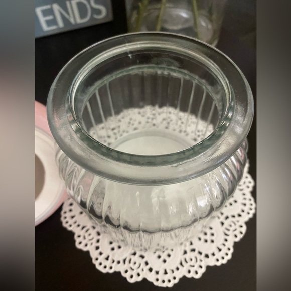 🆕💘 PINK HEART LID DECORATIVE GLASS CANDY & TRINKET JAR. BRAND NEW! - Picture 7 of 11